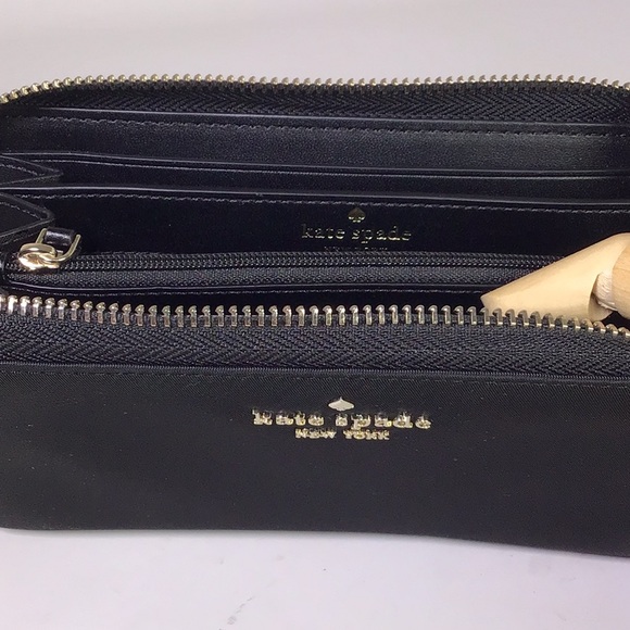 Kate Spade Black Zip Wallet - Picture 6 of 10